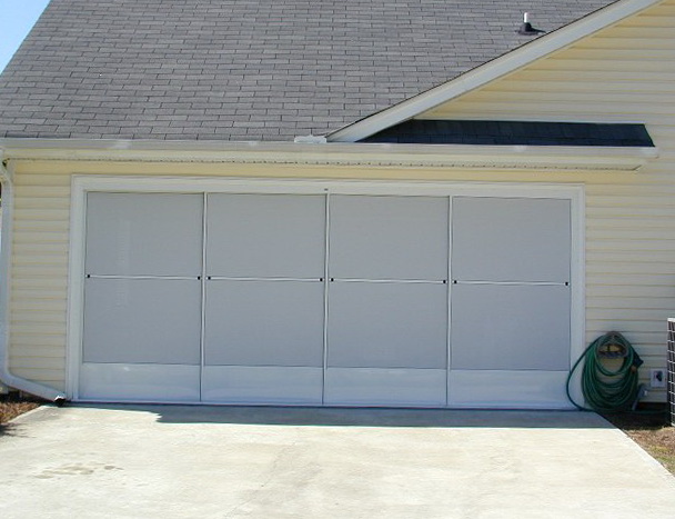 diy sliding garage door screens