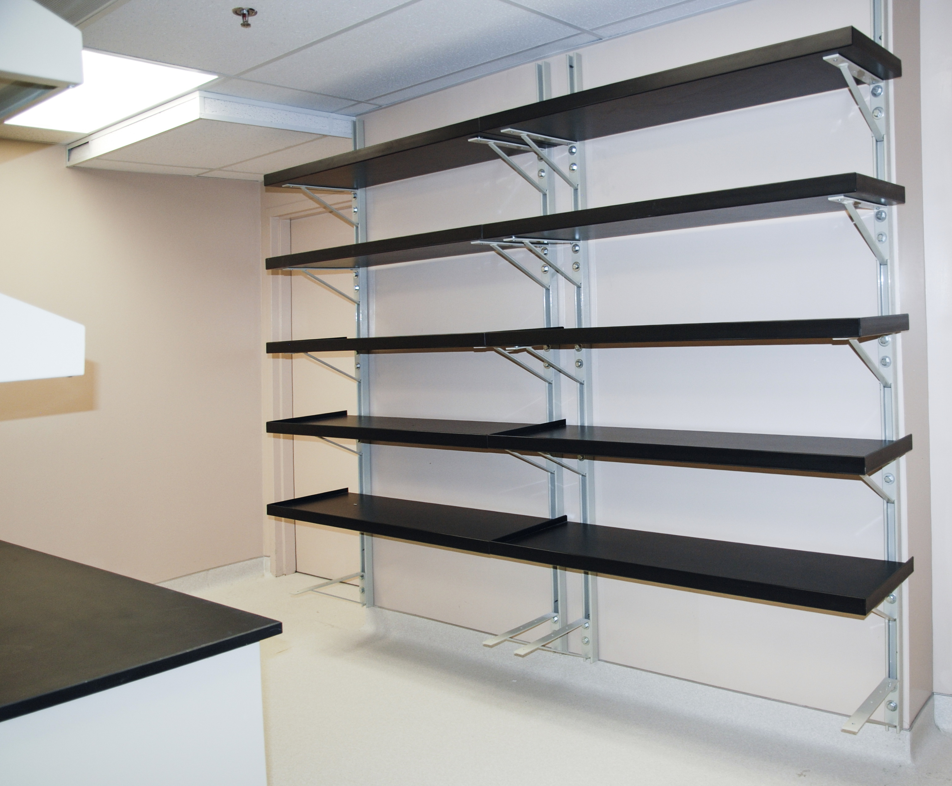 wall mount wire shelving