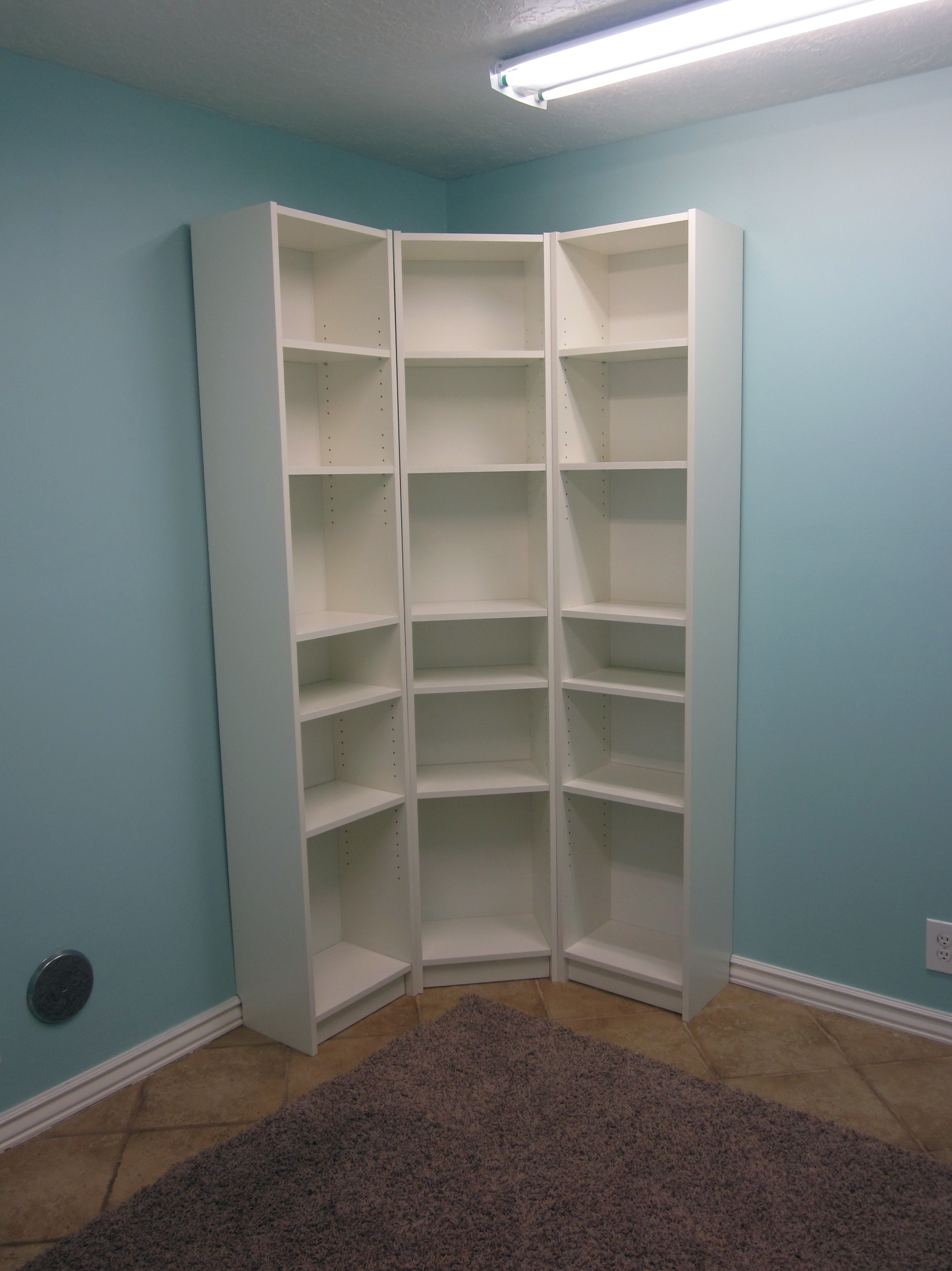 White Corner Bookcase Ikea 