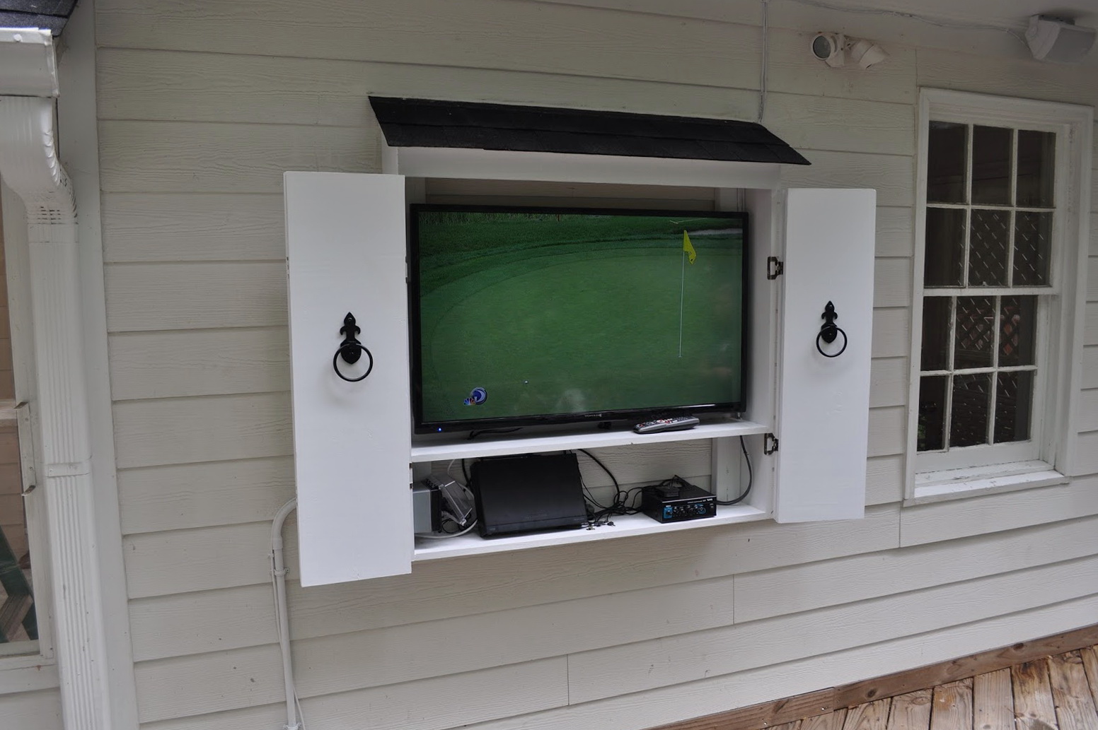 Outdoor Tv Cabinet Diy - Cabinet #40586 | Home Design Ideas